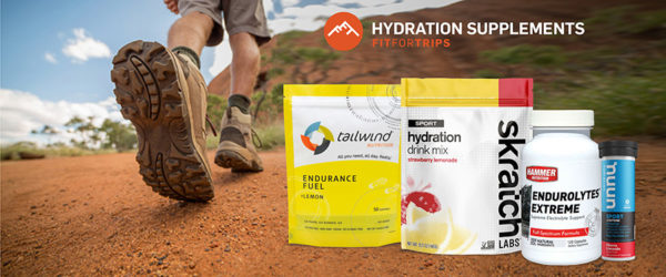 Stay hydrated while training and hiking.