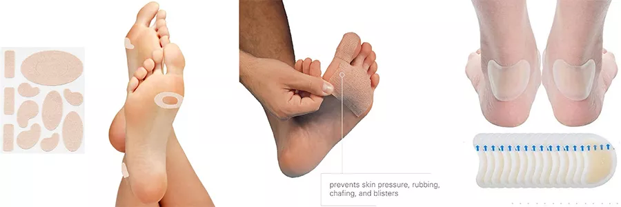 There are several taping techniques to help you prevent foot blisters.