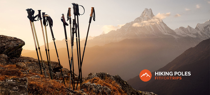 Highlander Trek Lite Collapsible Nordic Walking Pole Lightweight Hiking Stick With Cork Grip Ideal for Hiking and Trekking