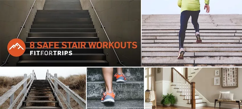 Stairs workout for any kind of staircase.