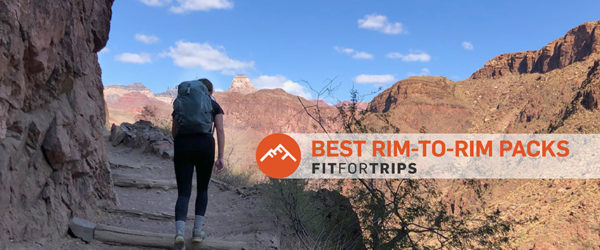 Girl hiking Devil's Corkscrew Rim to Rim Grand Canyon