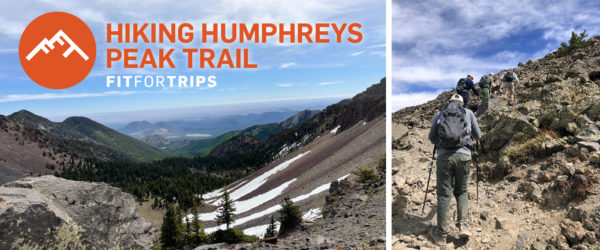 Hikers on Humphreys Peak trail.