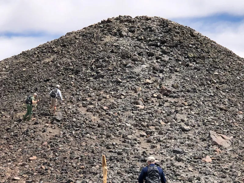 Final approach to Mount Humphreys Peak summit.
